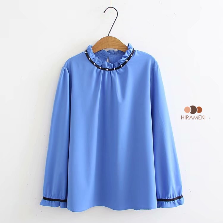 Áo voan kiểu sang trọng tay dài size lớn đến 90kg