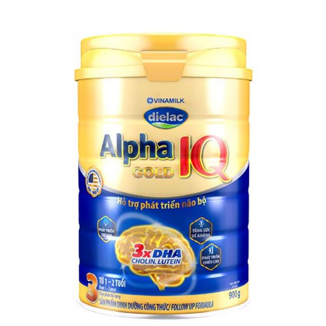 Sữa bột Dielac Alpha Gold IQ Step 3 (900g)