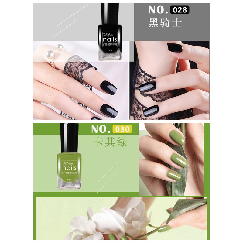 Sơn móng 35 màu sắc tùy chọn thời trang xinh xắn