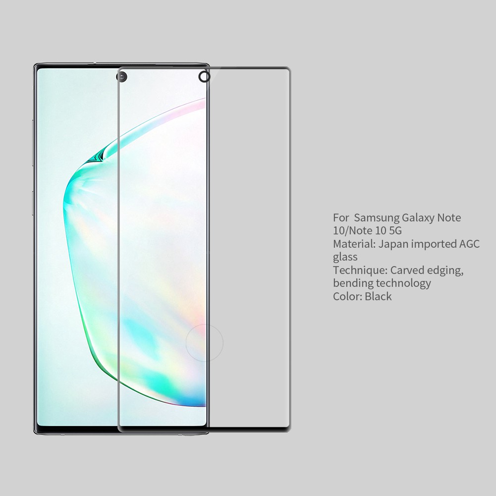 Kính cường lực NILLKIN bảo vệ full màn hình cho Samsung Galaxy S8 S9 S10 S20 Plus S20 Ultra S10e Note 8 9 10 Plus 3D CP + Max