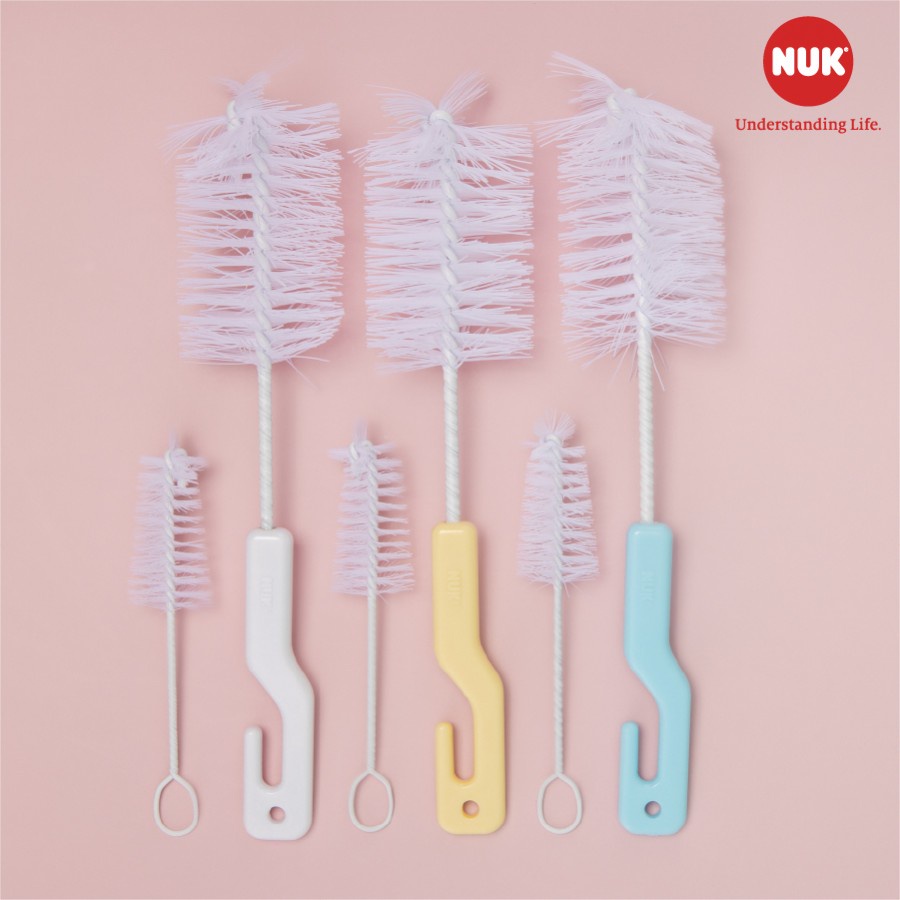Bộ chổi cọ bình sữa và núm ti NUK
