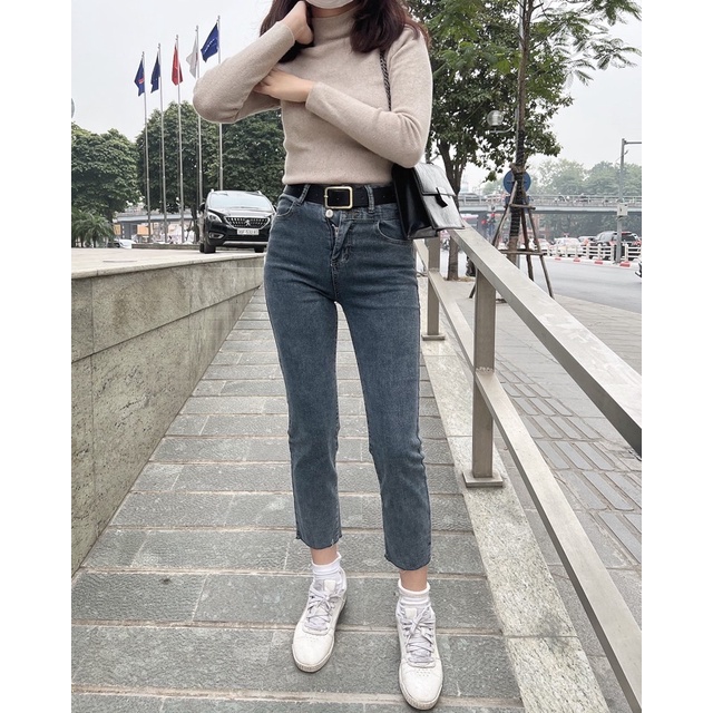 Quần Skinny Suông Co Giãn S079 - Glister Closet
