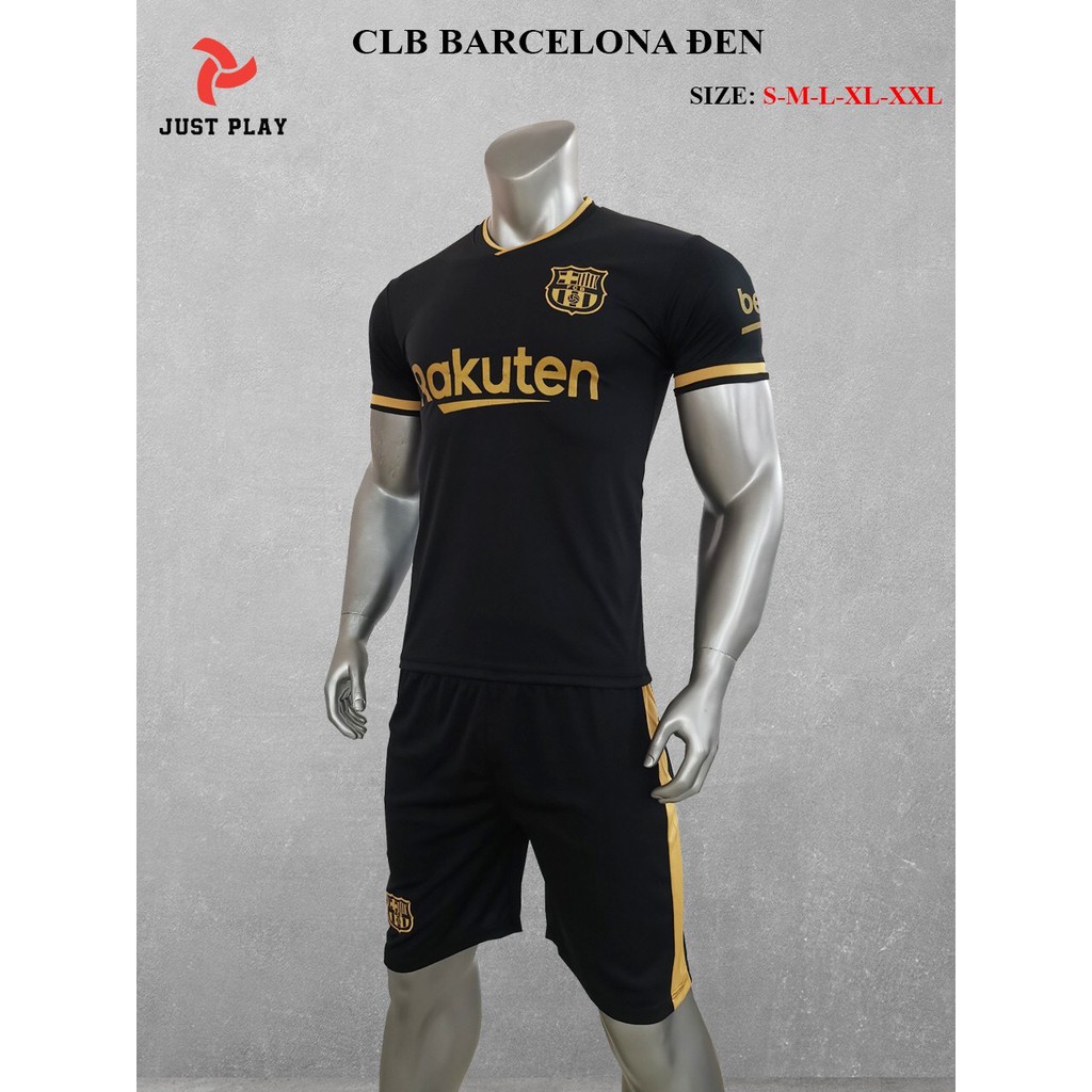 Bộ quần áo Barca đen sân khách 2021