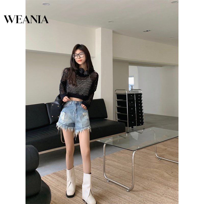 Áo Sweater Dệt Kim Dáng Rộng Kiểu Retro Hàn Quốc Xinh Xắn Cho Nữ