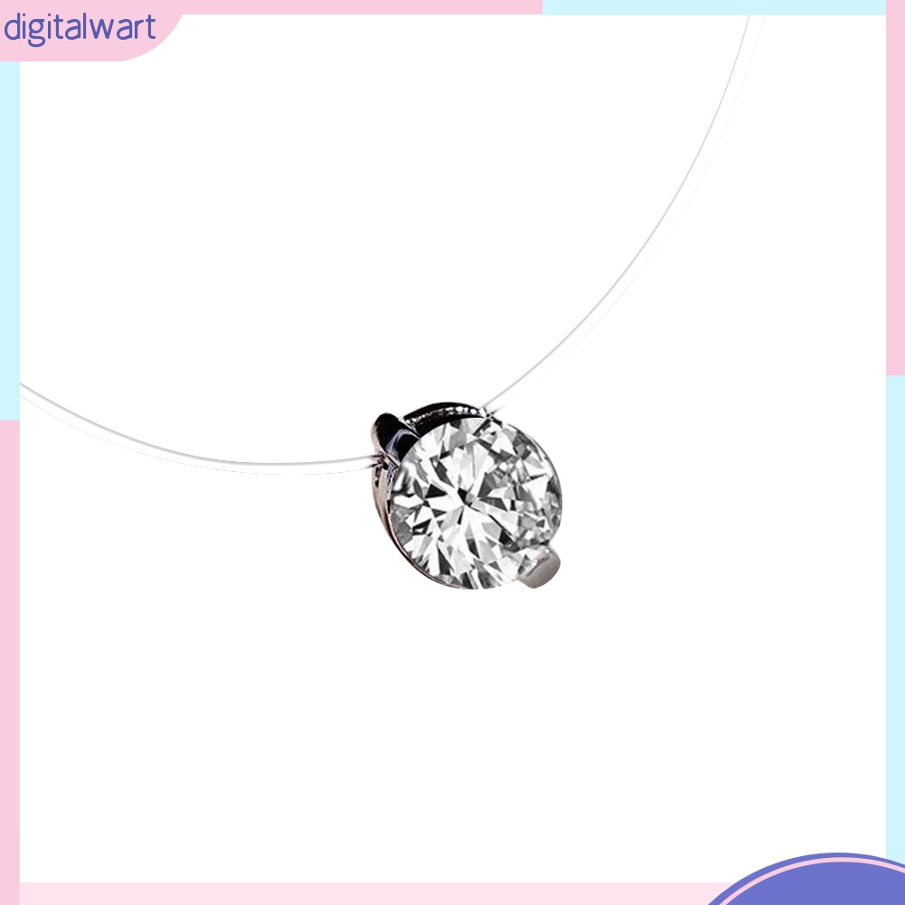 Dây Chuyền Mặt Tròn Đính Đá Thời Trang Cho Nữ