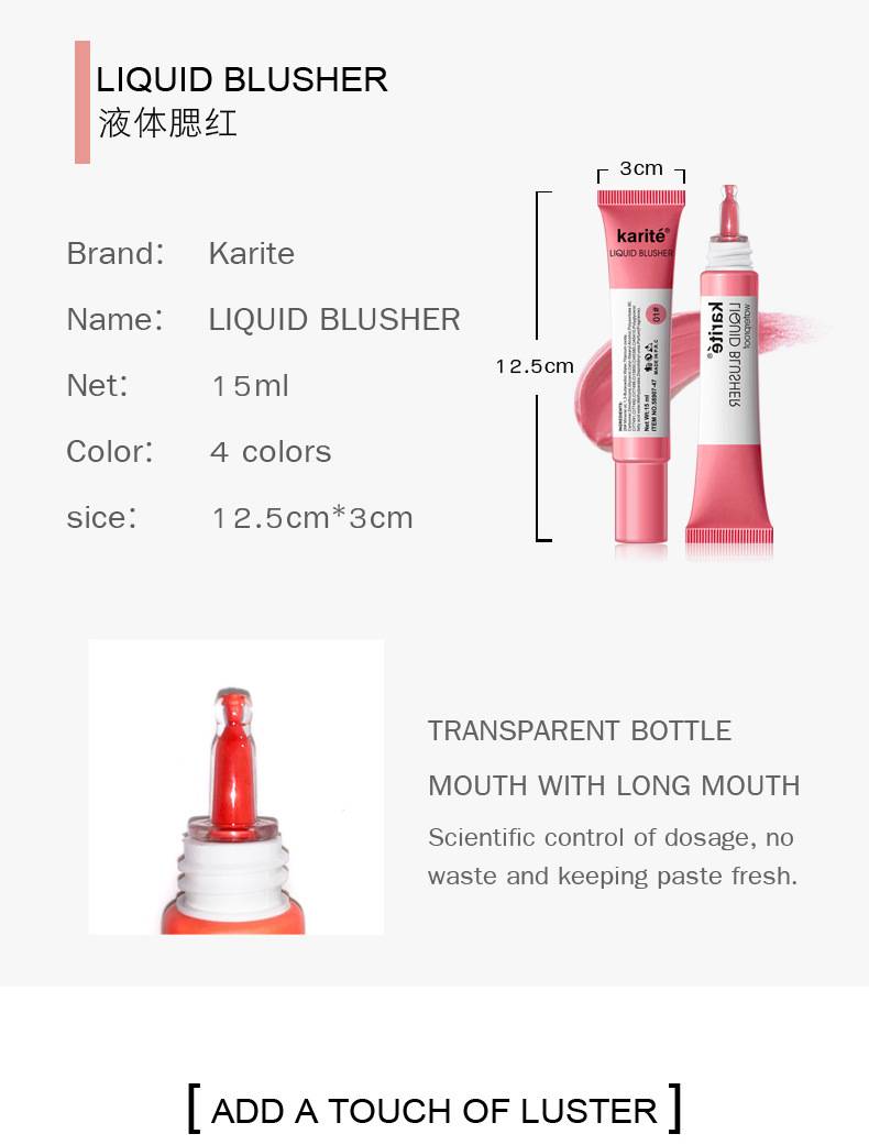 [Hàng mới về] Má hồng dạng kem 4 màu tự nhiên làm sáng da lâu trôi Kissbeauty 15ml | BigBuy360 - bigbuy360.vn