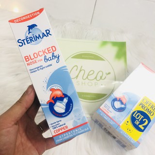 Xịt mũi muối biển CÁ HEO CAM Sterimar 100ml Pháp