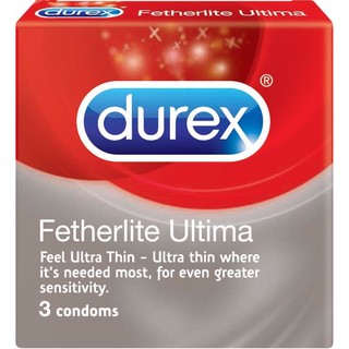 Bao cao su DUREX FETHERLITE Ultima HỘP 3 CÁI Á