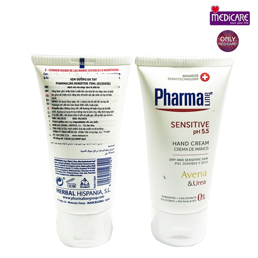 Kem dưỡng tay PHARMALINE 75ml