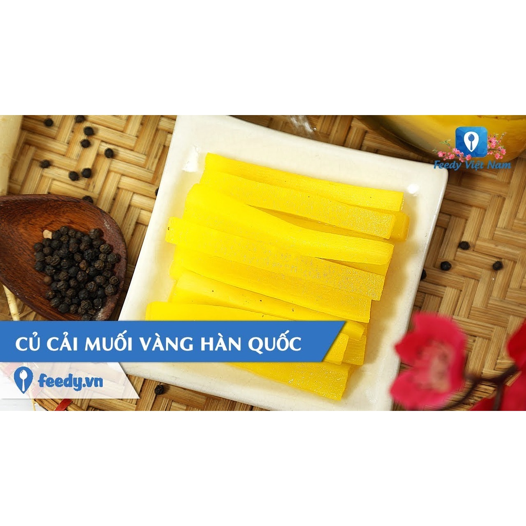 100g Củ Cải Vàng Thái Sợi Làm Kimbap Hàn Quốc Siêu Ngon