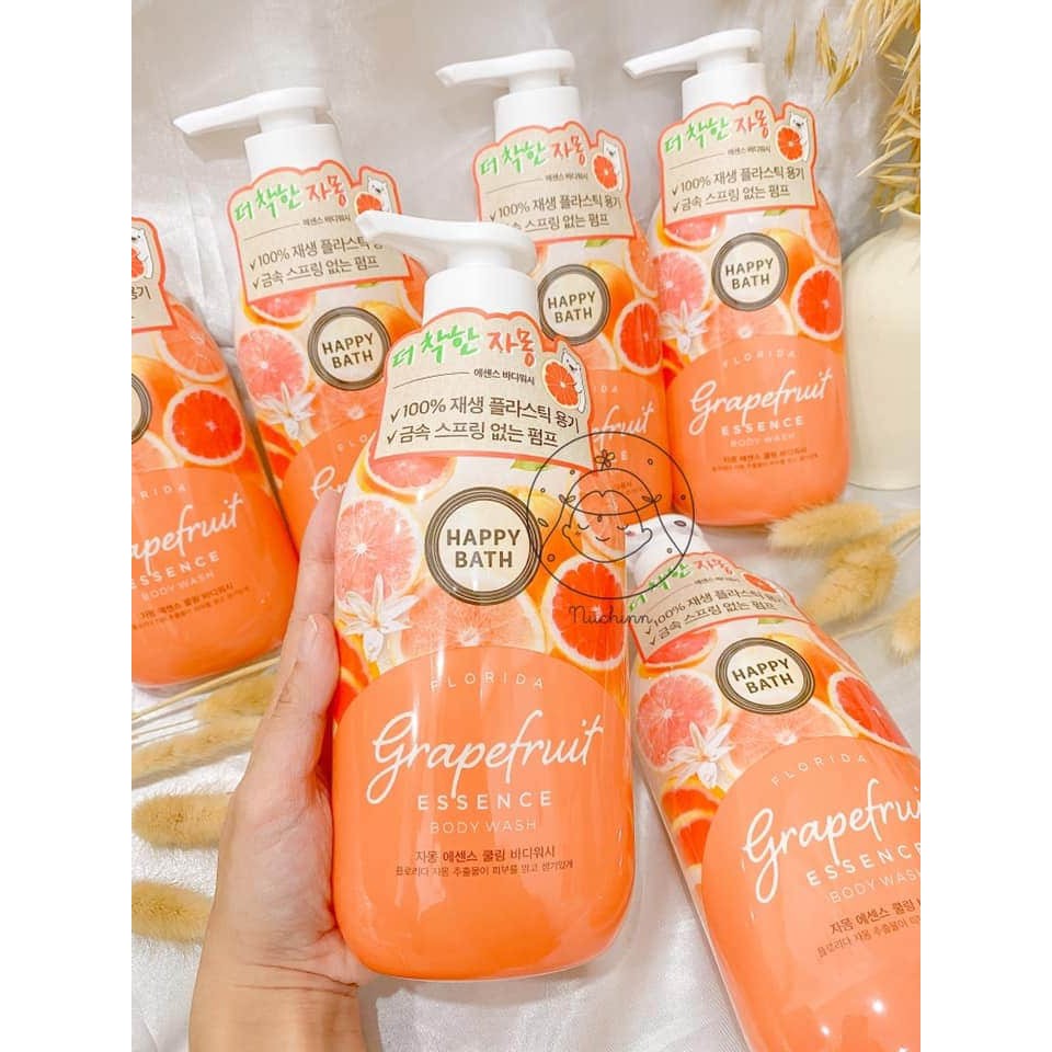 Sữa tắm Happy Bath Essence Body Wash Grapefruit
