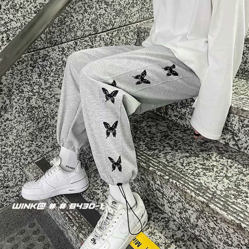 Quần Jogger Họa Tiết Bướm Thời Trang Unisex | BigBuy360 - bigbuy360.vn