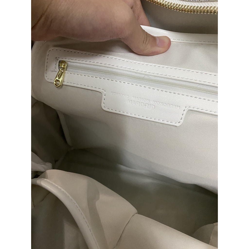 Balo Edmond Masion CHÍNH HÃNG giá rẻ, cặp sách da chống nước sang chảnh đeo đi học đi chơi