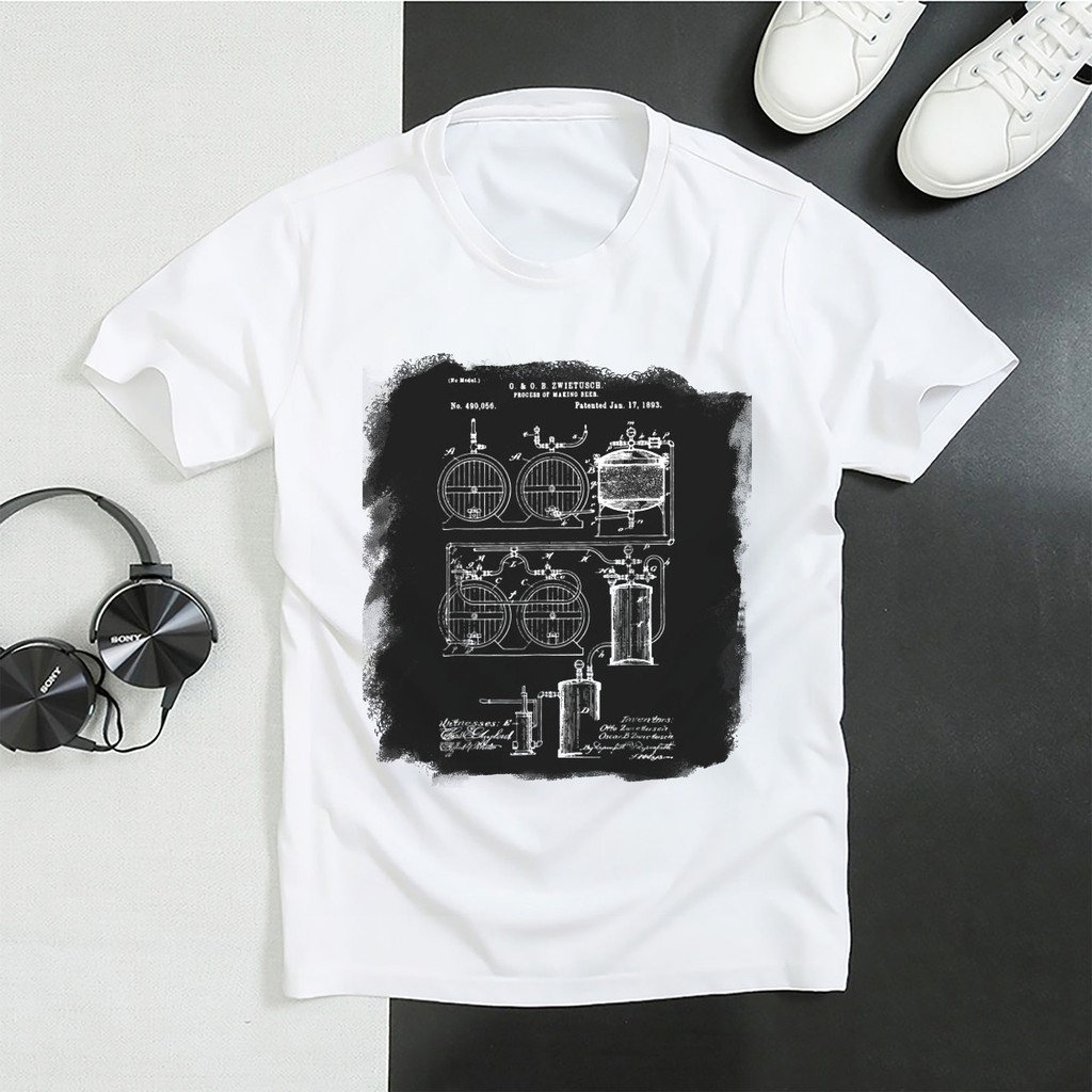 Áo Thun In Hình - Craft Bia Sản xuất xu hướng cổ điển cổ điển - MA-2660