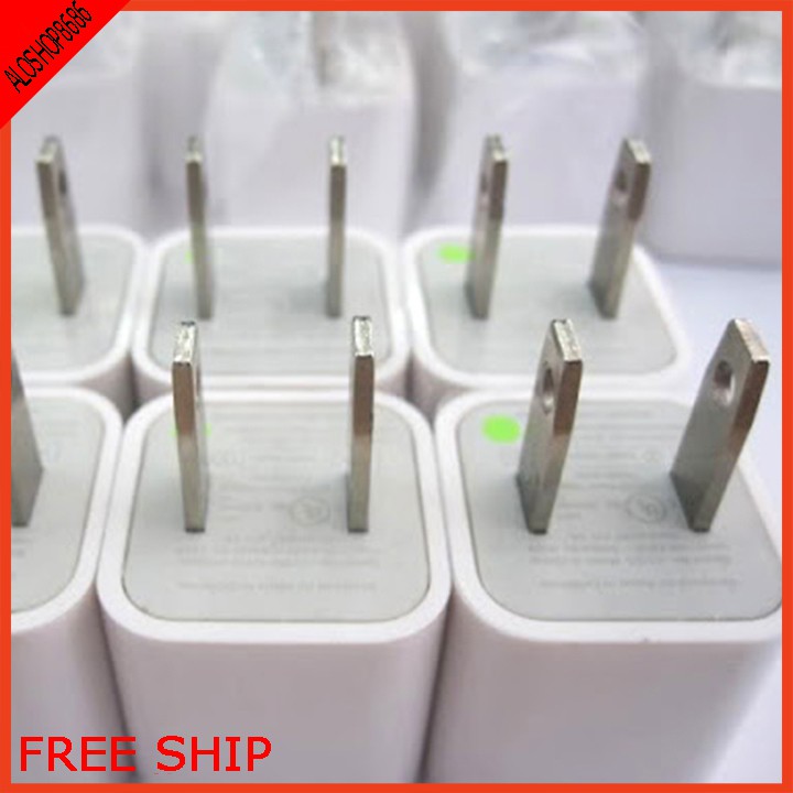 [FREE SHIP ĐƠN 50K] Củ Sạc iphone Vuông 5V-1A - Tiêu Chuẩn Châu Âu ALOSHOP8686