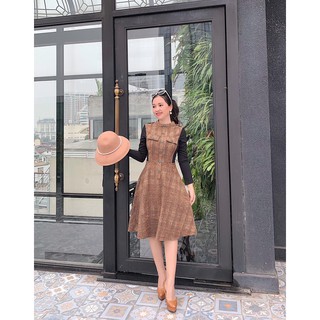 Váy dạ dáng xoè