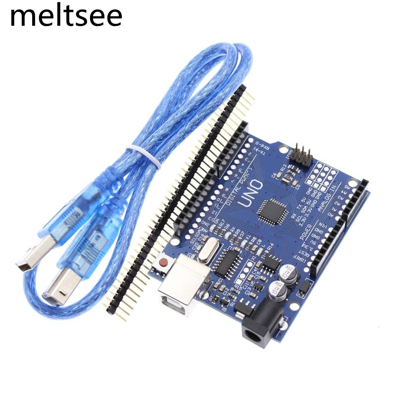 Bộ Bo Mạch Phát Triển Uno R3 Ch340G+Mega328P 16mhz Cho Arduino Uno R9 R3