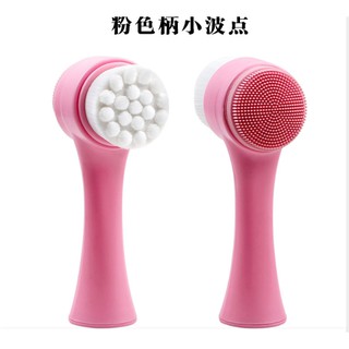Cọ Rửa Mặt Massage 2 Đầu Sạch Sâu