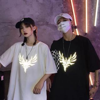 Áo Phản Quang - Áo Phát Sáng Hình Đôi Cánh Form Unisex Giấu Quần