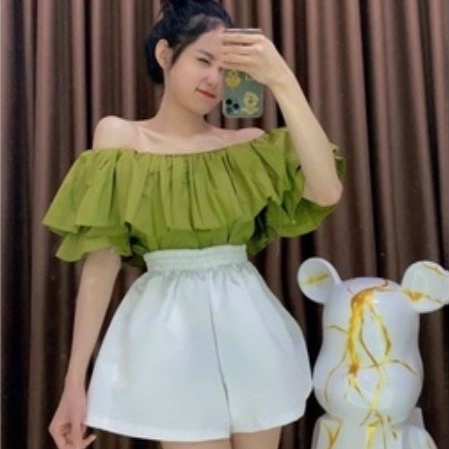 Áo bẹt vai bèo suông sơ vin rất dễ thương full màu đẹp