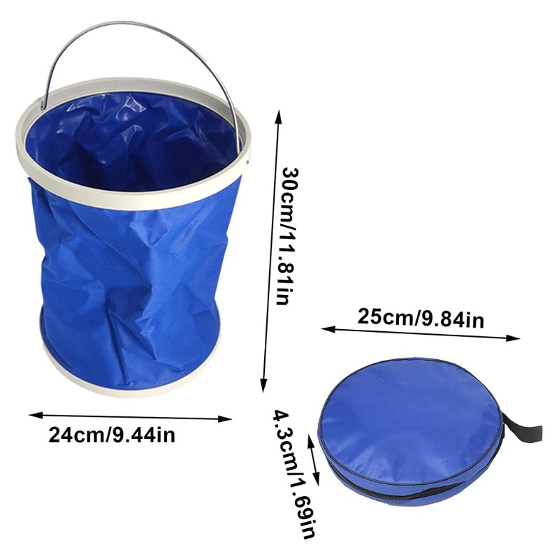 QQ Xô Gấp Đa Năng Cỡ Lớn Tiện Dụng Cho Đi Biển / Cắm Trại