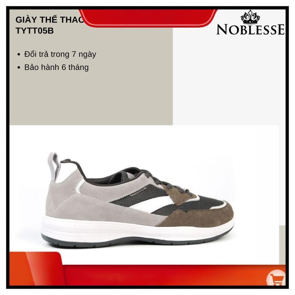 GIÀY THỂ THAO NAM DA LỘN CỔ THẤP THỜI TRANG CHÍNH HÃNG NOBLESSE TYTT05B