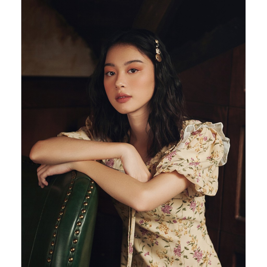 [Mã WABRWA15 giảm 15% đơn 300K] BLEUBIRD Váy voan hoa dáng dài BENEE DRESS | BigBuy360 - bigbuy360.vn