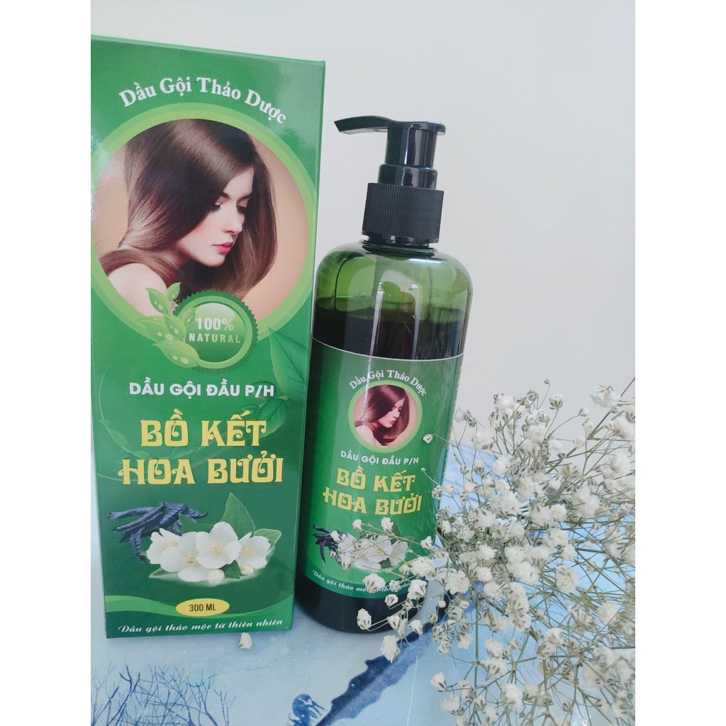 [SẢN PHẨM ORGANIC ] Dầu gội đầu thảo dược bồ kết hoa bưởi P/H - sạch gàu, chống nấm ngứa, ngăn rụng tóc - 300ml | BigBuy360 - bigbuy360.vn