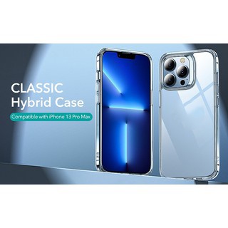 Ốp Lưng Cho iPhone 13 / 13 Pro / 13 Pro Max ESR Classic Hybrid Shock-Absorbing Case (Mặt Lưng Kính Cường Lực).