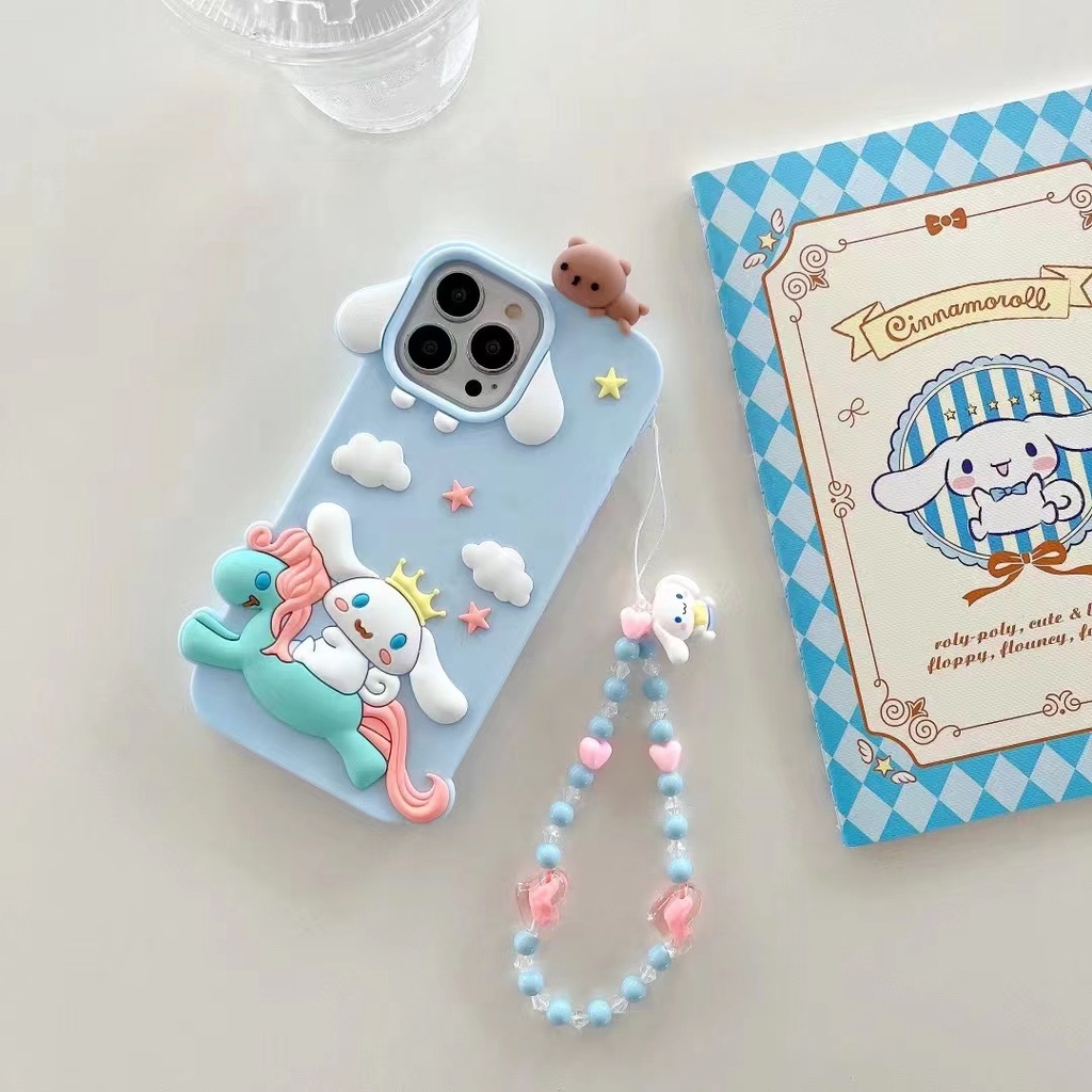 Ốp Điện Thoại Mềm Chống Sốc Họa Tiết Chú Chó Cinnamon Hoạt Hình Cho iPhone 6 7 8 Plus X XS XR 11 12 13promax