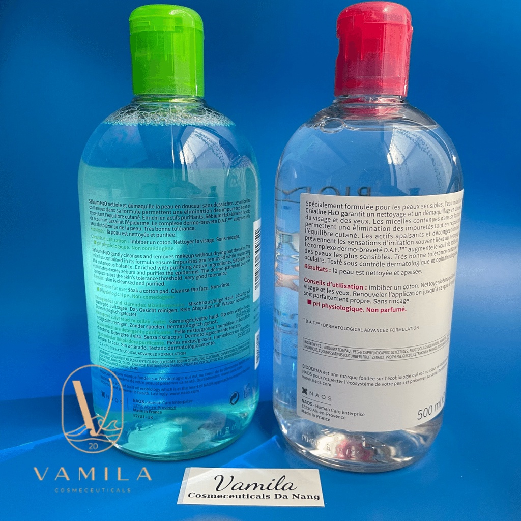 NƯỚC TẨY TRANG BIODERMA H2O LÀM SẠCH DA 500ML | BigBuy360 - bigbuy360.vn