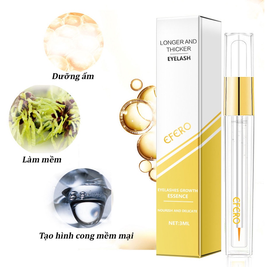 Serum EFERO Dưỡng Kích Mi Dày, Cong Dài Tự Nhiên, Cuốn Hút Cao Cấp