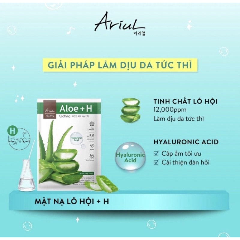 Mặt Nạ ARIUL 7 DAYS Mask 23ml