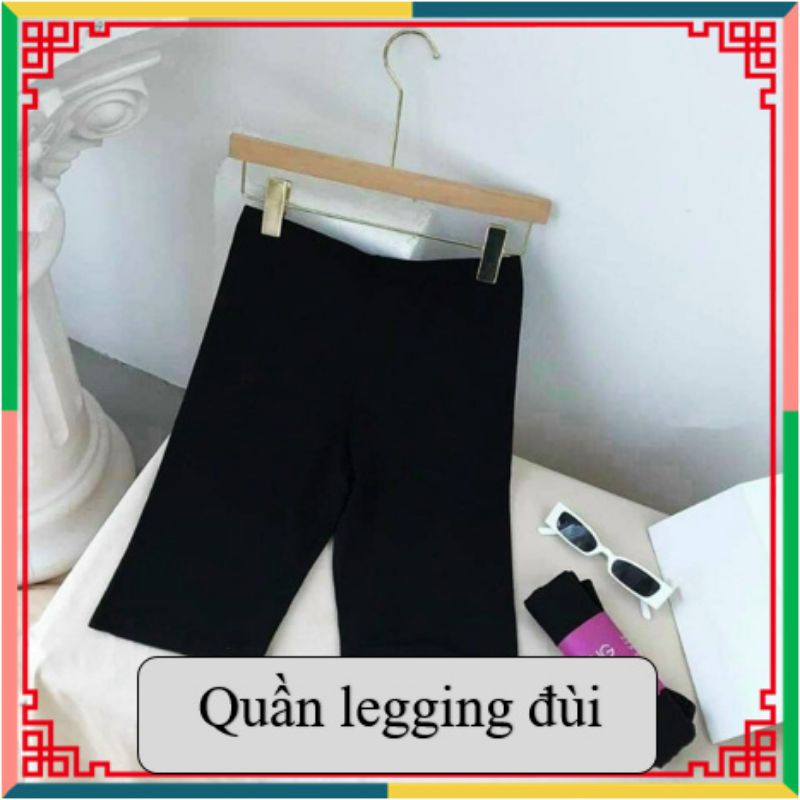 Quần legging đùi thái🔥Chất cotton siêu đẹp🔥Mặc cực dễ chịu.