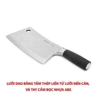 Dao chặt xương lớn Nhật Bản lưỡi cao cấp Super Chef lưỡi 20.6cm tiêu chuẩn Nhật Bản Dao-S