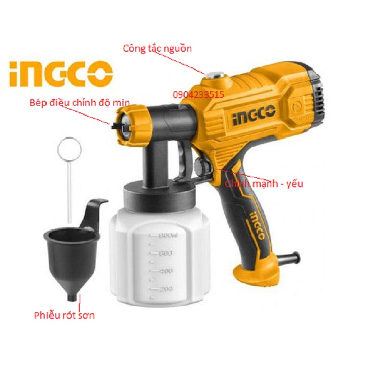 Máy phun sơn INGCO  450W