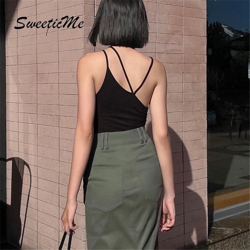 Áo liền quần Sweeticme 2021 Kiểu Dáng Gợn Sóng Mới Cho Nữ