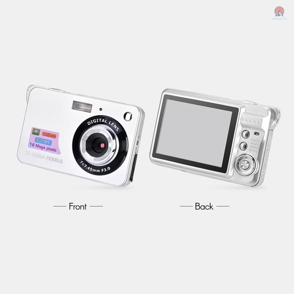 Camera kỹ thuật số mini bỏ túi 18MP 2.7 Inch LCD 8x
 | BigBuy360 - bigbuy360.vn