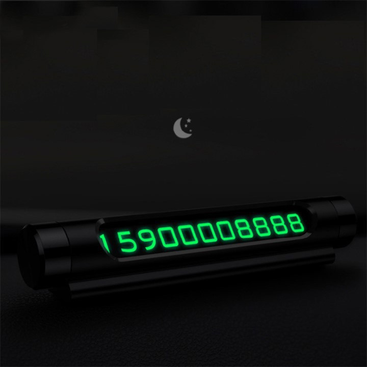 Bảng ghi số điện thoại cao cấp vỏ kim loại trên oto Baseus Acnum 01 - Biển báo số điện thoại ô tô xe hơi - vienthonghn | BigBuy360 - bigbuy360.vn