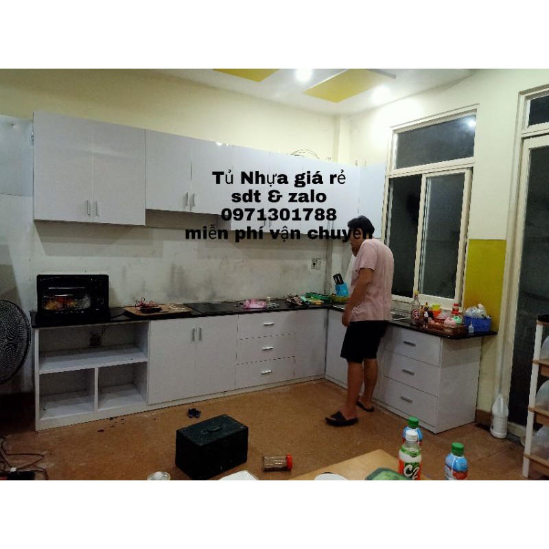 tủ nhựa Đài Loan cao cấp miễn phí vận chuyển và lắp ráp tại nhà màu gỗ sồi nhạt