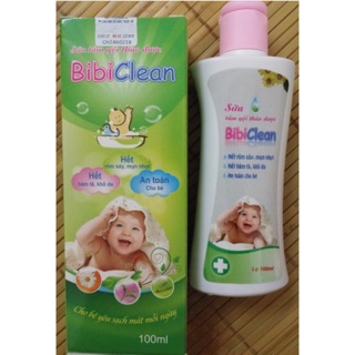 Sữa tắm gội thảo dược bibiclean 100ml