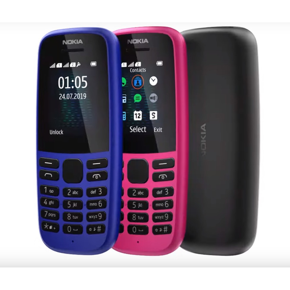  Điện thoại Nokia 105 1 sim (2019) Hàng Mới Nguyên Seal - Bảo Hành Chính hãng | BigBuy360 - bigbuy360.vn