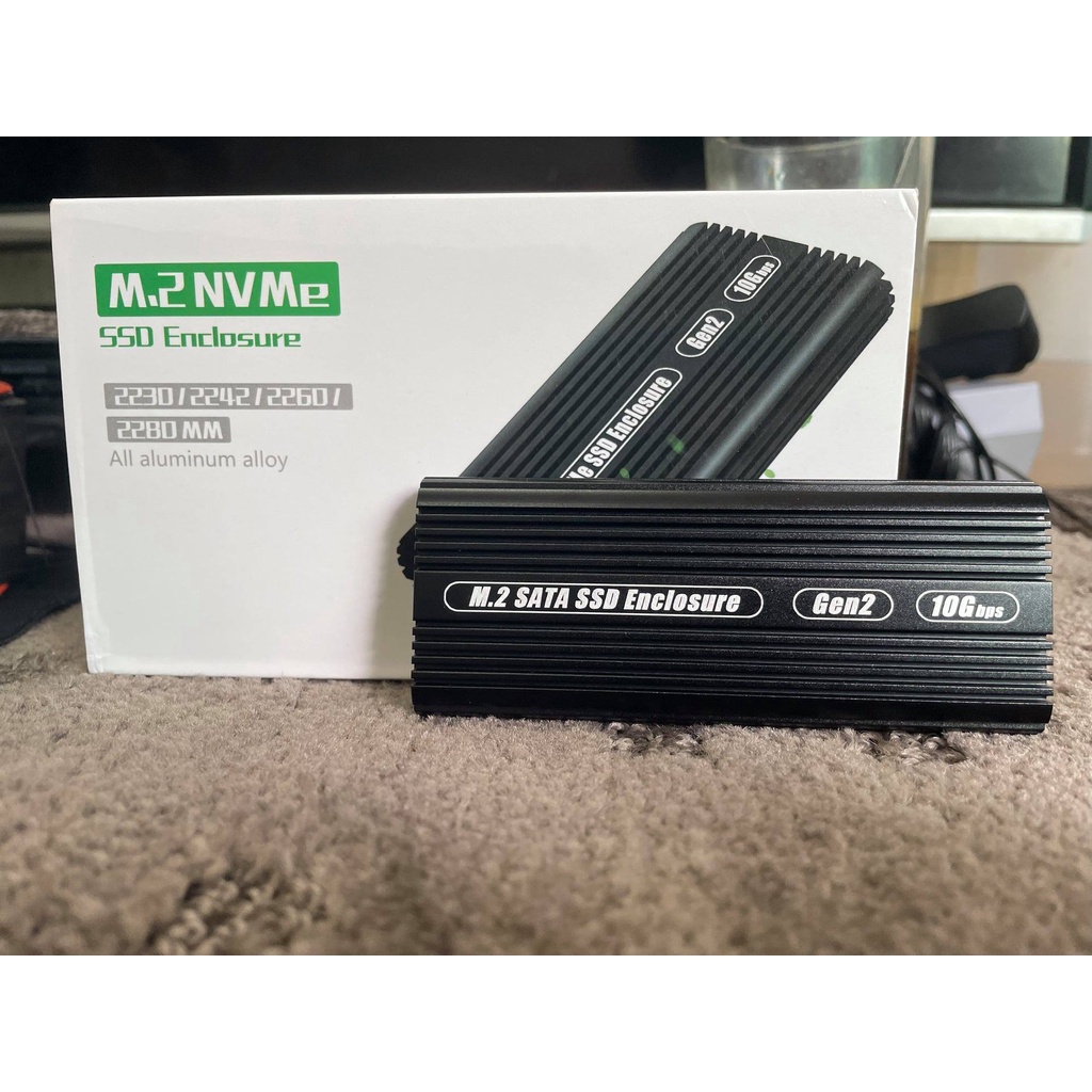 Box chuyển ổ cứng laptop M2 ra ổ cứng di động, giao tiếp ra USB 3.0 - biến ssd thành ổ cứng di động