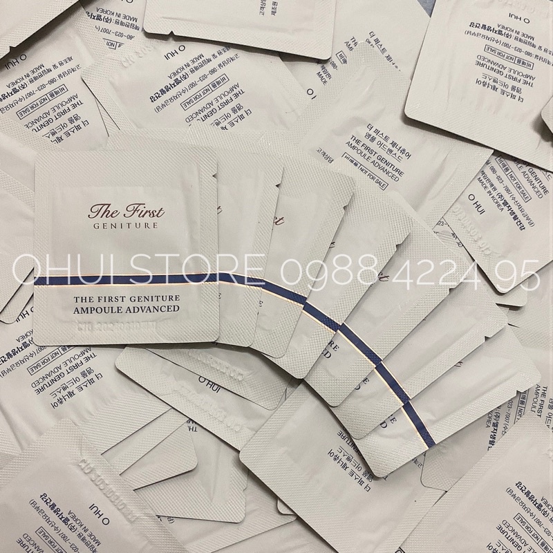 Combo 10 gói tinh chất vàng 24k OHUI The First Geniture 10ml