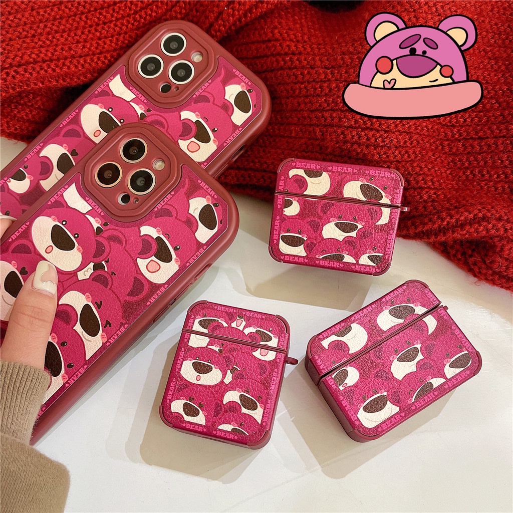 Vỏ Bảo Vệ Hộp Sạc Tai Nghe AirPods 1 2 3 Pro Không Dây Họa Tiết Hoạt Hình Dễ Thương Ốp