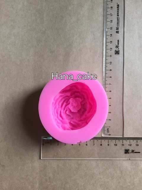 Khuôn rau câu silicon 4D Mẫu đơn đại đoá Mã SG1304