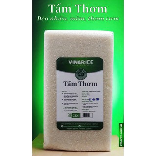 Gạo Tấm Thơm - túi ép chân ko 2kg - 100% dẻo mềm thơm ngon thumbnail
