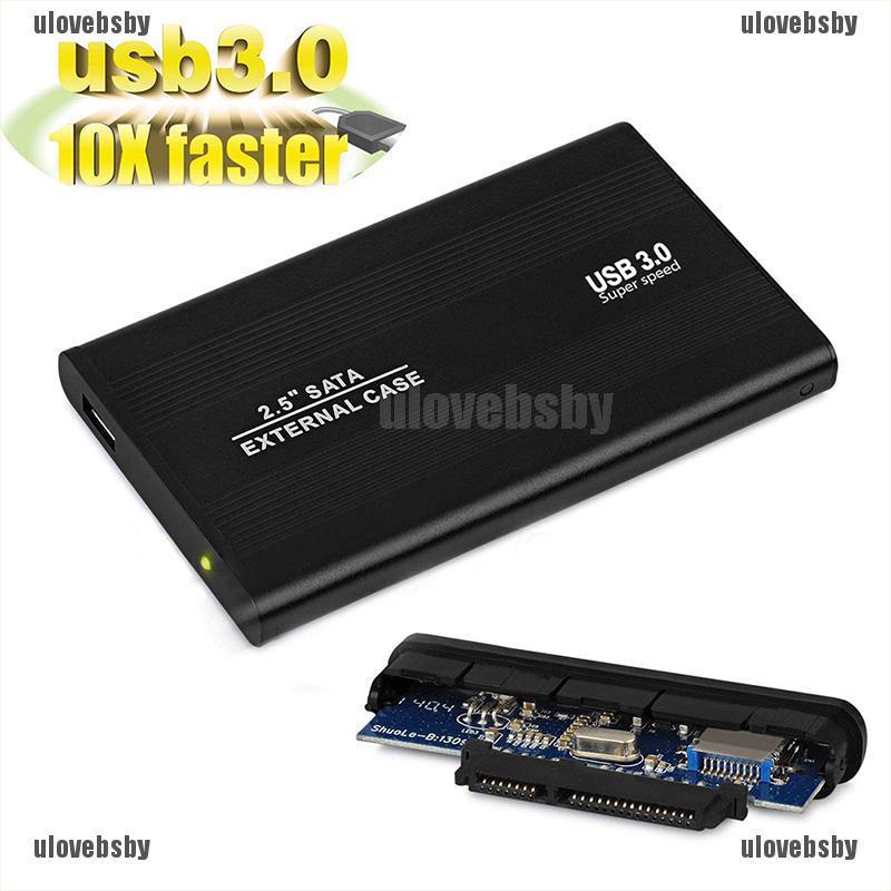 【ulovebsby】USB 3.0 SATA 2.5" Inch Hard Drive External Enclosure HDD Mobile Dis