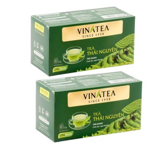 Combo 02 Hộp Trà Vinatea - Trà xanh Thái Nguyên Túi Lọc 50 g