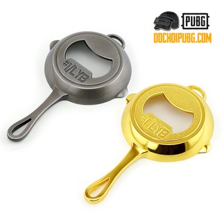 Móc chìa khóa chảo mở bia PUBG